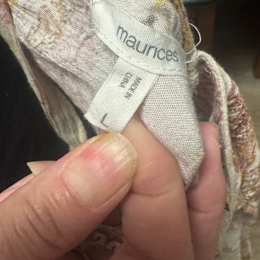 Maurices Multicolor Patchwork Tank - Picture 2 of 2